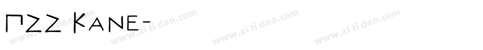P22 Kane字体转换